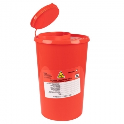 Pojemnik na Odpady Medyczne 2,0L - Czerwony